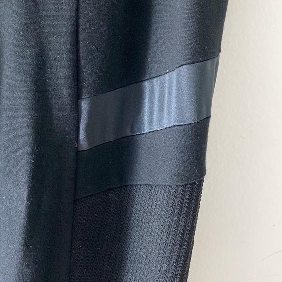 DKNYC | Black Mixed Media Pants - Picture 5 of 11